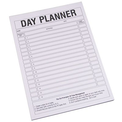 Image for QUILL DAY PLANNER PAD 70GSM A4 PACK 50 SHEETS from Ross Office Supplies Office Products Depot