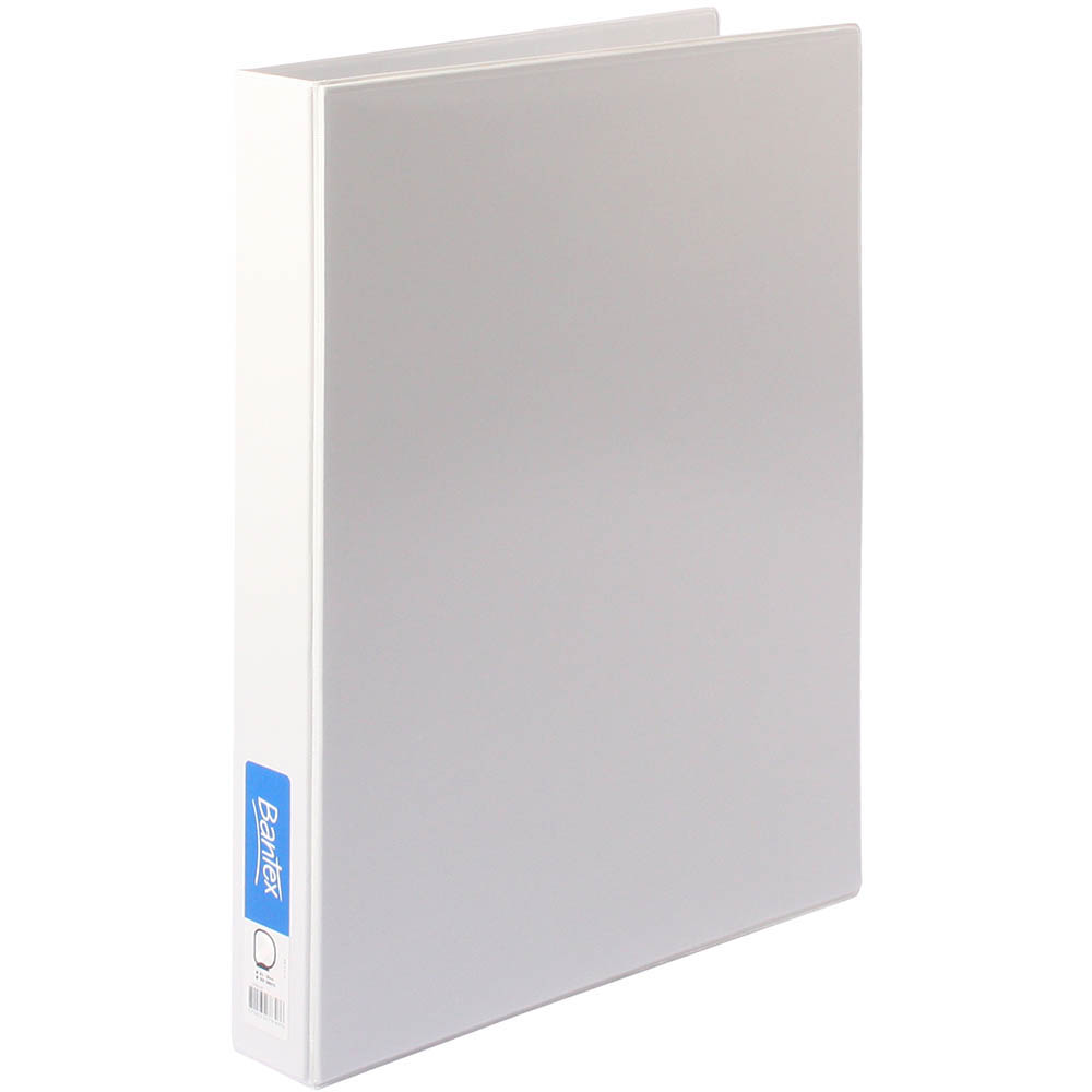 Image for BANTEX INSERT RING BINDER 3D 38MM A3 WHITE from Ross Office Supplies Office Products Depot