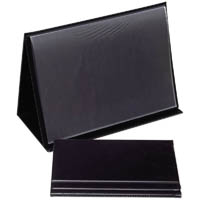 bantex easel display book non-refillable landscape 20 pocket a3 black
