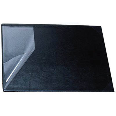 Image for BANTEX DESK PAD WITH CLEAR CORNERS 490 X 650MM BLACK from Office Products Depot Gold Coast