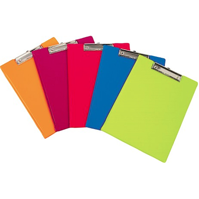Image for BANTEX CLIPFOLDER PVC A4 ASSORTED CARTON 10 from Margaret River Office Products Depot