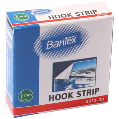 Image for BANTEX HOOK STRIP 25MM X 3.6M WHITE from Total Supplies Pty Ltd