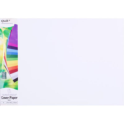 Image for QUILL COVER PAPER 125GSM A3 WHITE PACK 500 from Total Supplies Pty Ltd