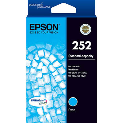 Image for EPSON 252 INK CARTRIDGE CYAN from Office Products Depot
