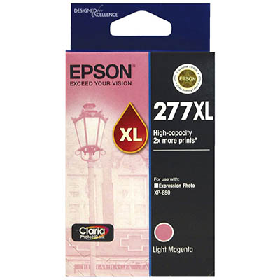 Image for EPSON 277XL INK CARTRIDGE HIGH YIELD LIGHT MAGENTA from MOE Office Products Depot Mackay & Whitsundays