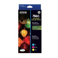 epson 786xl ink cartridge high yields colour value pack 3