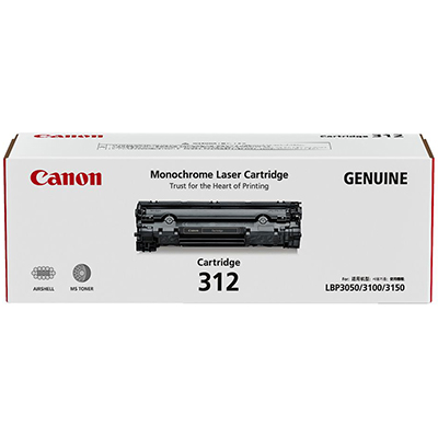 Image for CANON CART312 TONER CARTRIDGE BLACK from Total Supplies Pty Ltd