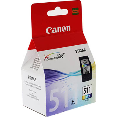 Image for CANON CL511 INK CARTRIDGE FINE COLOUR from MOE Office Products Depot Mackay & Whitsundays