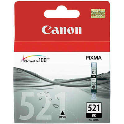Image for CANON CLI521BK INK CARTRIDGE BLACK from Margaret River Office Products Depot