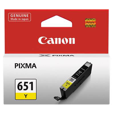 Image for CANON CLI651Y INK CARTRIDGE YELLOW from Total Supplies Pty Ltd