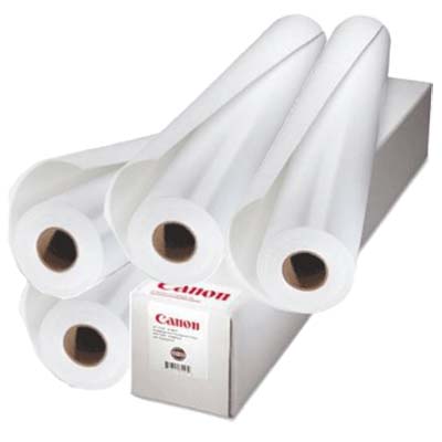 Image for CANON A1 LARGE FORMAT BOND PAPER ROLL 80GSM 610MM X 50M WHITE CARTON 4 from Ross Office Supplies Office Products Depot