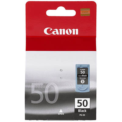Image for CANON PG50 INK CARTRIDGE FINE HIGH YIELD BLACK from Office Products Depot Gold Coast