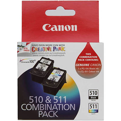 Image for CANON PG510/CL511 INK CARTRIDGE PACK 2 from MOE Office Products Depot Mackay & Whitsundays