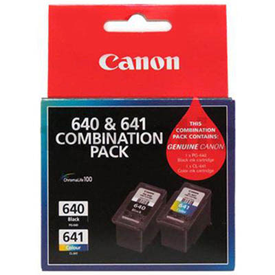 Image for CANON PG640 AND CL641 INK CARTRIDGE VALUE PACK from Total Supplies Pty Ltd