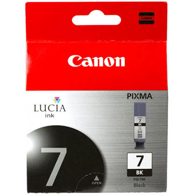 Image for CANON PGI7BK INK CARTRIDGE BLACK from Office Business Office Products Depot