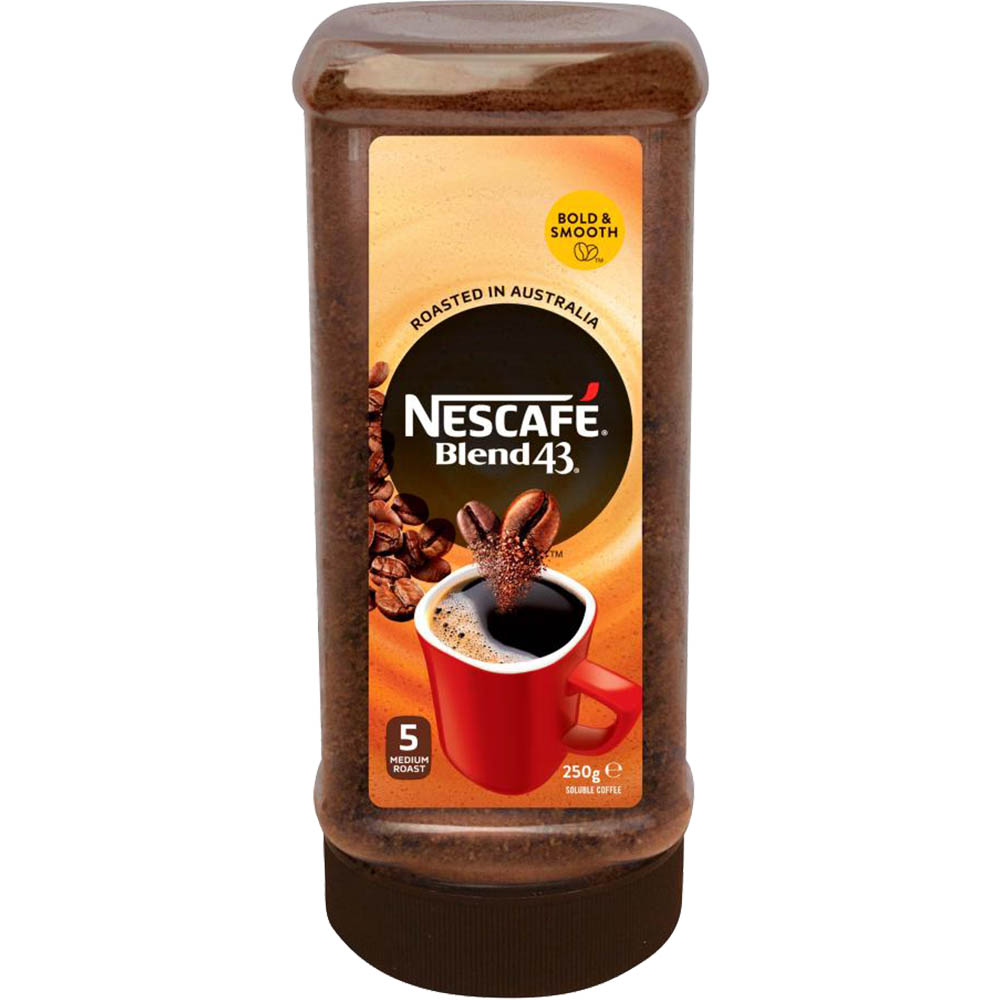 Image for NESCAFE BLEND 43 250G PLASTIC JAR REFILL from MOE Office Products Depot Mackay & Whitsundays