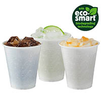 castaway eco-smart disposable water cup 7oz white carton 1000