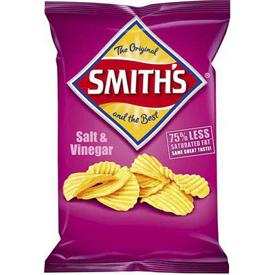 Image for SMITHS CRISPS CRINKLE CUT SALT/VINEGAR 170G from OFFICEPLANET OFFICE PRODUCTS DEPOT