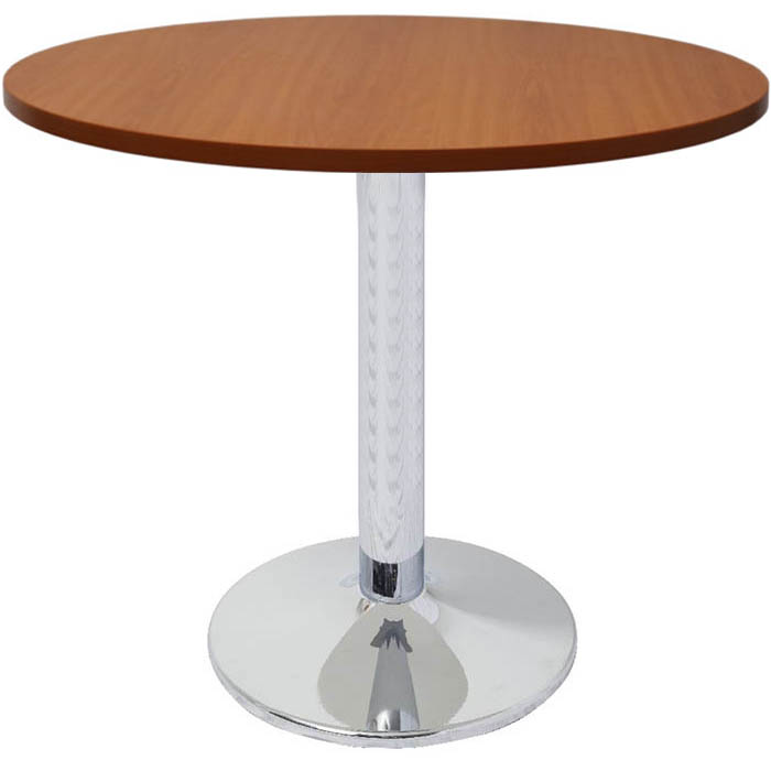Image for RAPIDLINE ROUND TABLE DISC BASE 900MM CHERRY/CHROME from Margaret River Office Products Depot