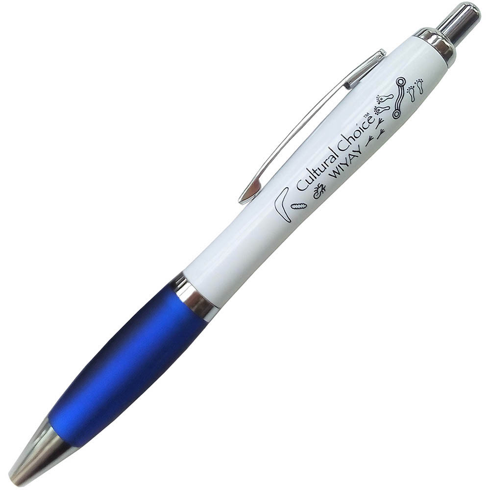 Image for CULTURAL CHOICE RETRACTABLE BALLPOINT PEN 1.0MM BLUE BOX 50 from Ross Office Supplies Office Products Depot