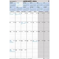 debden wall calendar ce0011 month to view a4 297 x 210mm