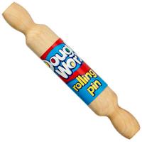 colorific wooden rolling pin 240mm