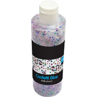 colorific confetti glue multicoloured 250ml