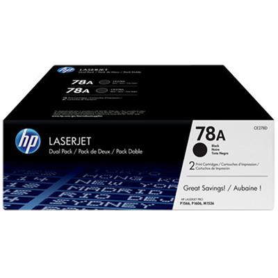 Image for HP CE278AD 78A TONER CARTRIDGE BLACK TWIN PACK from Office Products Depot