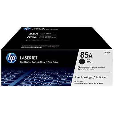 Image for HP CE285AD 85A TONER CARTRIDGE BLACK TWIN PACK from Office Products Depot