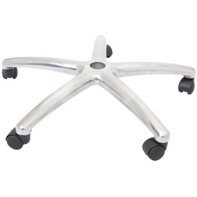 Image for RAPIDLINE 5-STAR CHAIR BASE ALUMINIUM from Barkers Rubber Stamps & Office Products Depot