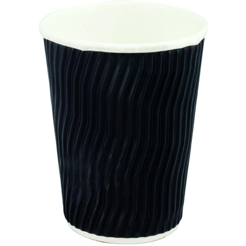Image for CAPRI COOLWAVE CUP 8OZ BLACK CARTON 500 from OFFICEPLANET OFFICE PRODUCTS DEPOT
