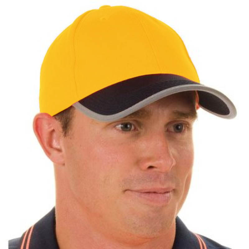 Image for DNC HIVIS CAP WITH REFLECTIVE TRIM 2-TONE from Office Products Depot Gold Coast