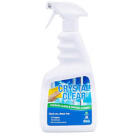clean plus crystal clear premium window cleaner 750ml carton 12