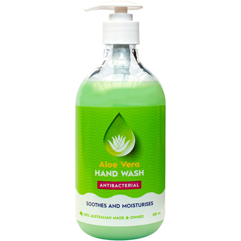 Image for CLEAN PLUS HAND WASH ANTIBACTERIAL 500ML ALOE VERA CARTON 12 from MOE Office Products Depot Mackay & Whitsundays