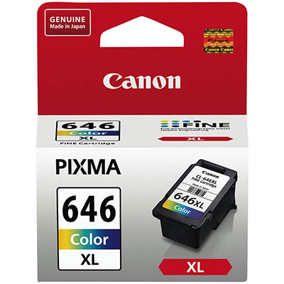 Image for CANON CL646XL INK CARTRIDGE HIGH YIELD COLOUR from Office Business Office Products Depot