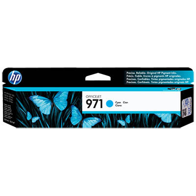 Image for HP CN622AA 971 INK CARTRIDGE CYAN from MOE Office Products Depot Mackay & Whitsundays