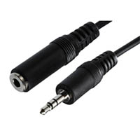 comsol audio extension cable 3.5mm stereo male to 3.5mm stereo female 10m