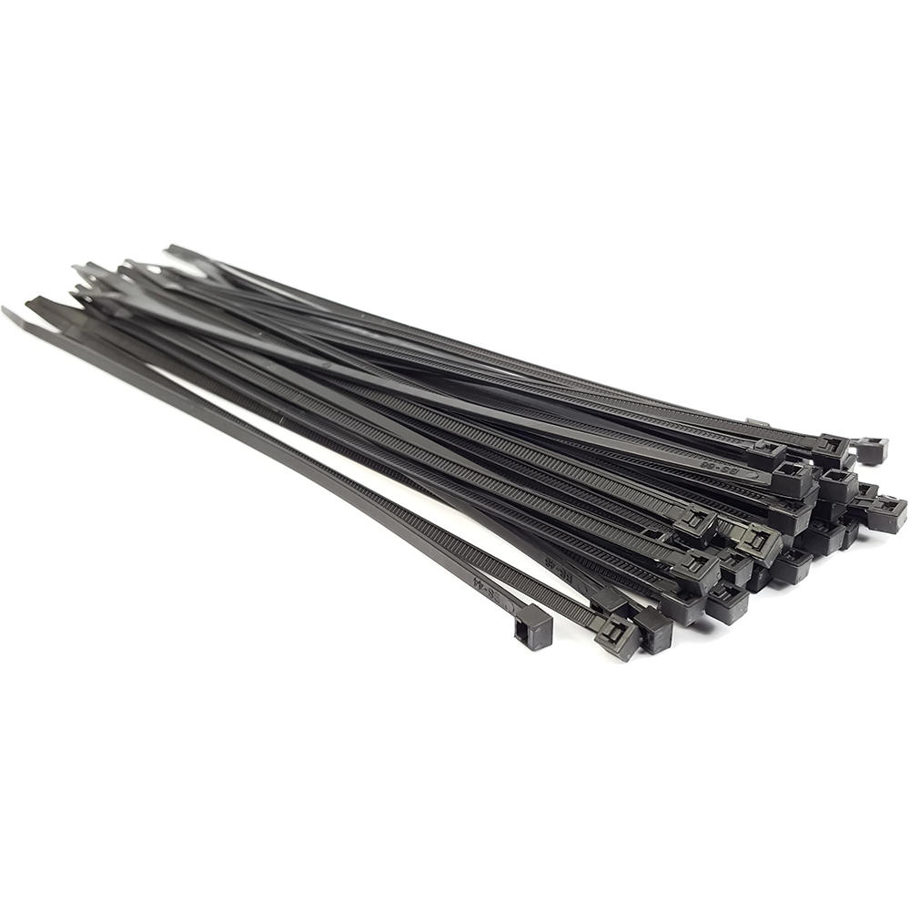 Image for ADAPTEX CABLE TIES 300MM X 4.8MM BLACK PACK 100 from Margaret River Office Products Depot