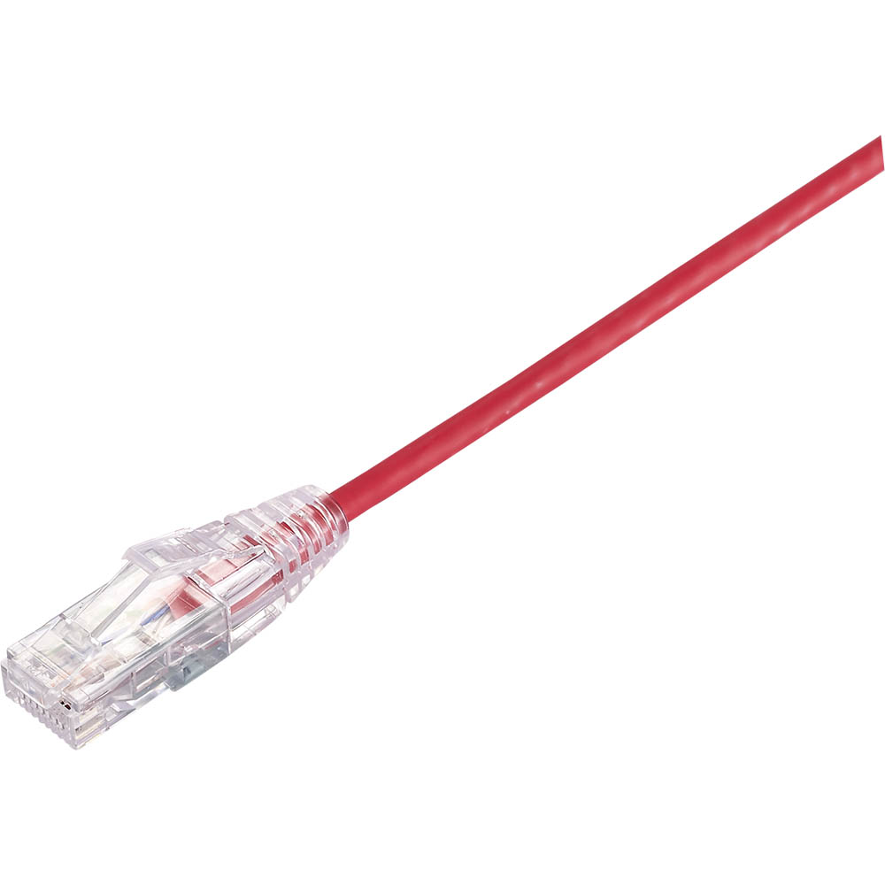 Image for COMSOL ULTRA THIN SNAGLESS PATCH CABLE CAT6A 10GBE UTP 500MM RED from MOE Office Products Depot Mackay & Whitsundays
