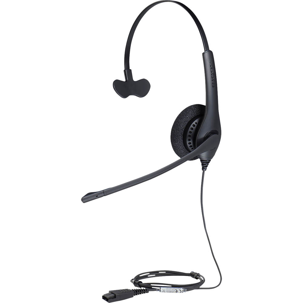 Image for JABRA BIZ 1500 MONO QD CORDED HEADSET from OFFICEPLANET OFFICE PRODUCTS DEPOT