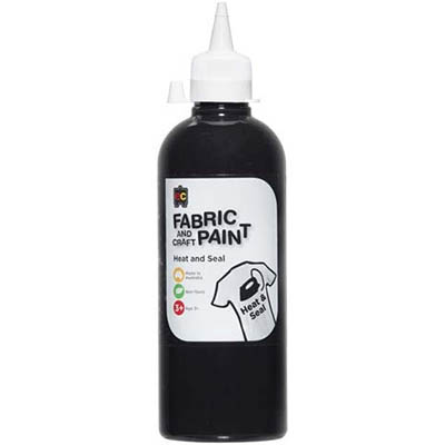 Image for EDUCATIONAL COLOURS FABRIC AND CRAFT PAINT 500ML BLACK from Ross Office Supplies Office Products Depot