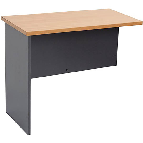 Image for RAPID WORKER CR6 WORKSTATION DESK RETURN 900 X 600MM BEECH/IRONSTONE from Barkers Rubber Stamps & Office Products Depot