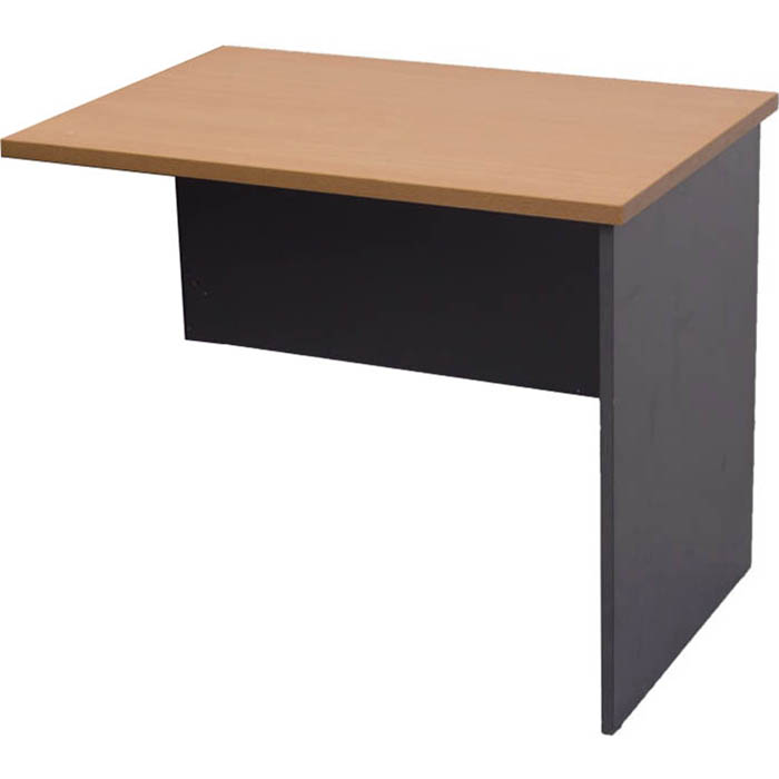Image for RAPID WORKER CR6 WORKSTATION DESK RETURN 900 X 600MM CHERRY/IRONSTONE from Office Products Depot