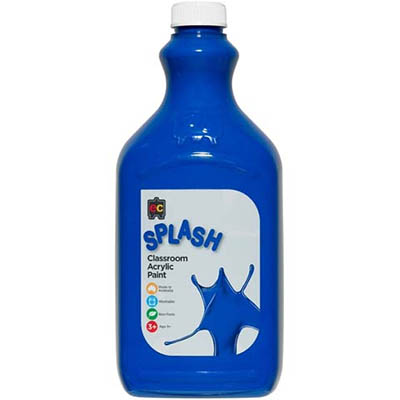Image for EDUCATIONAL COLOURS SPLASH CLASSROOM ACRYLIC PAINT 2 LITRE JELLY BELLY BLUE from Total Supplies Pty Ltd