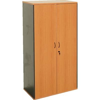 Image for RAPID WORKER CUPBOARD LOCKABLE 1800 X 900 X 450MM BEECH/IRONSTONE from Office Products Depot