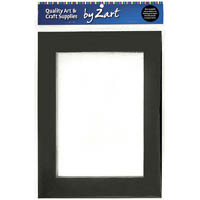 zart pre-cut card mounts frame black/white a3 pack 10