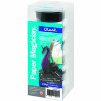 paper magiclay modelling clay 240g black