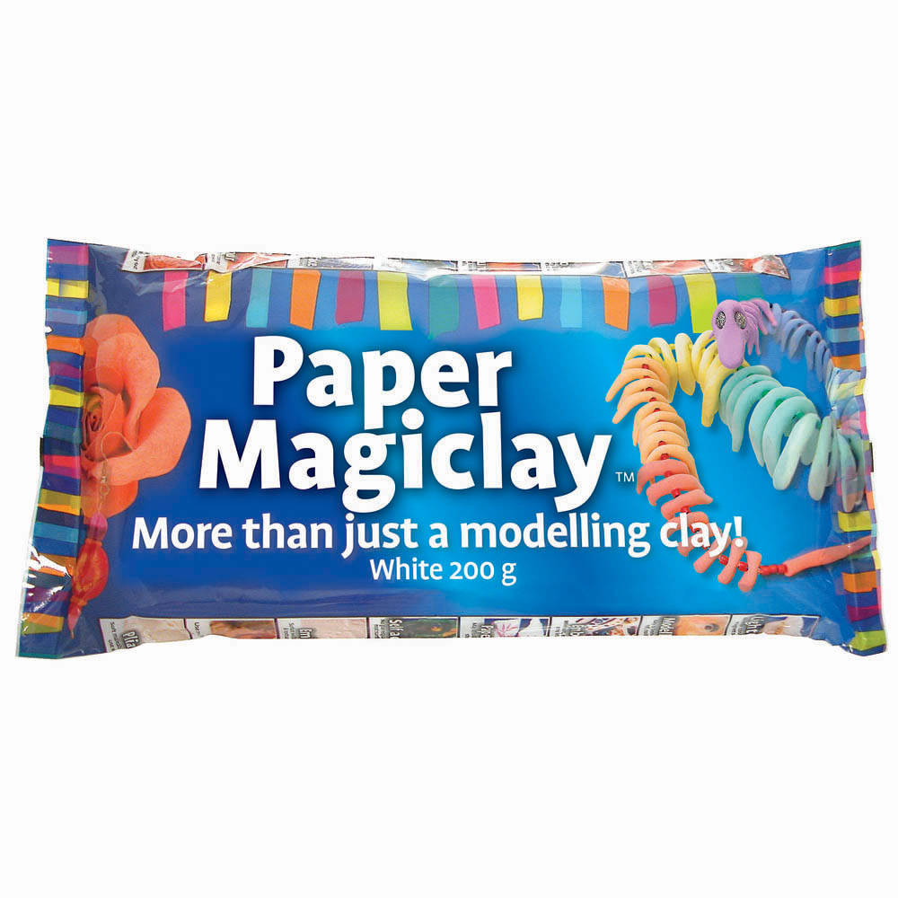 Image for PAPER MAGICLAY® MODELLING COMPOUND 200G WHITE from Total Supplies Pty Ltd