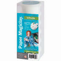 paper magiclay® modelling compound 40g white pack 6