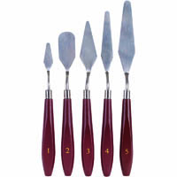 zart palette knives assorted set 5